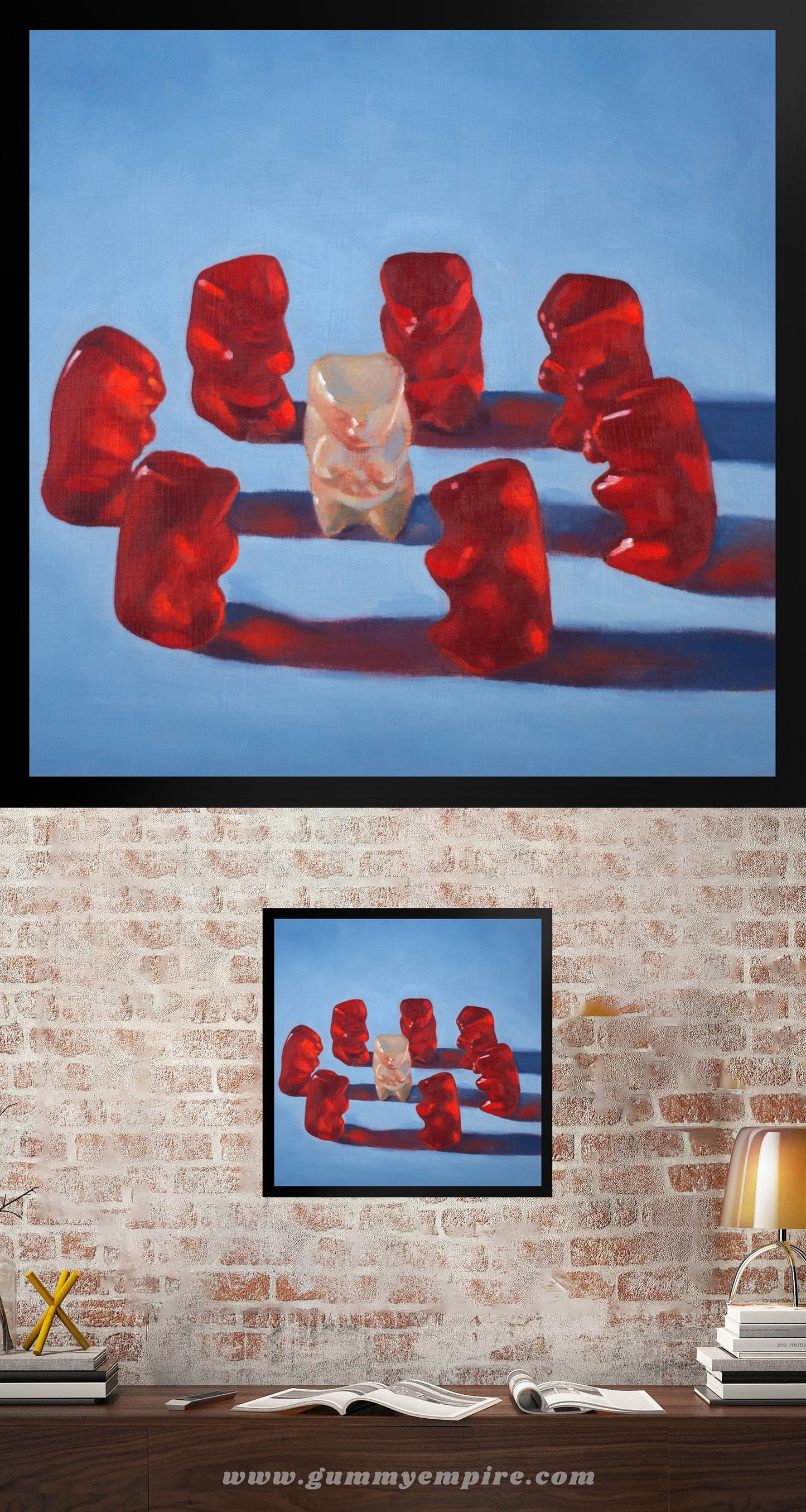 Gummy Bear Weird - Framed Art Print