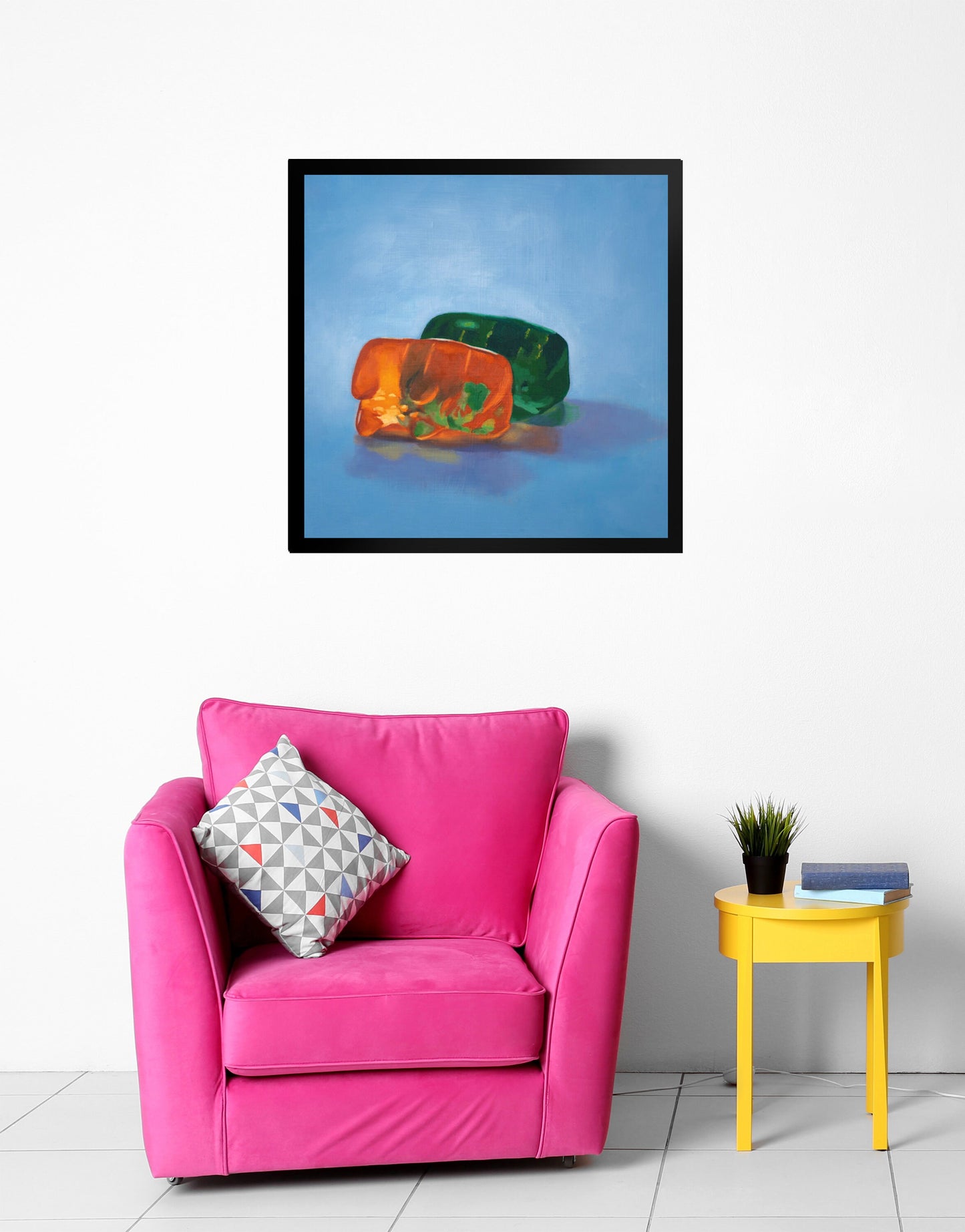 Gummy Bear Spooning - Framed Art Print