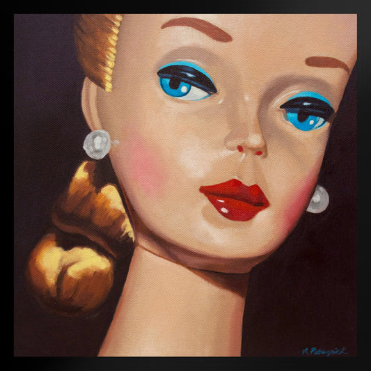 Vintage Barb Doll - Framed Art Print