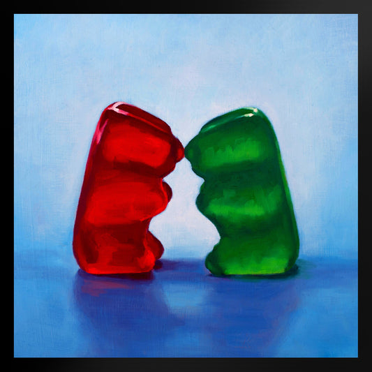 Gummy Bear Love - Framed Art Print
