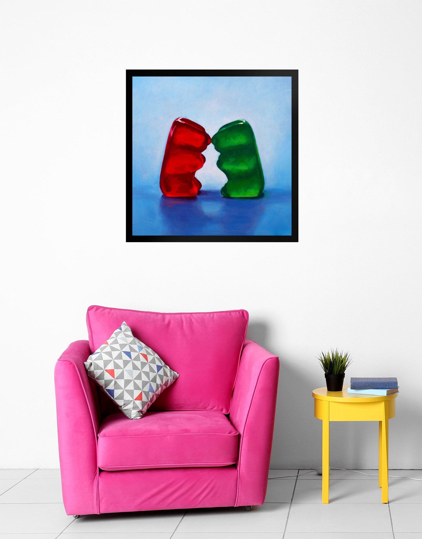 Gummy Bear Love - Framed Art Print