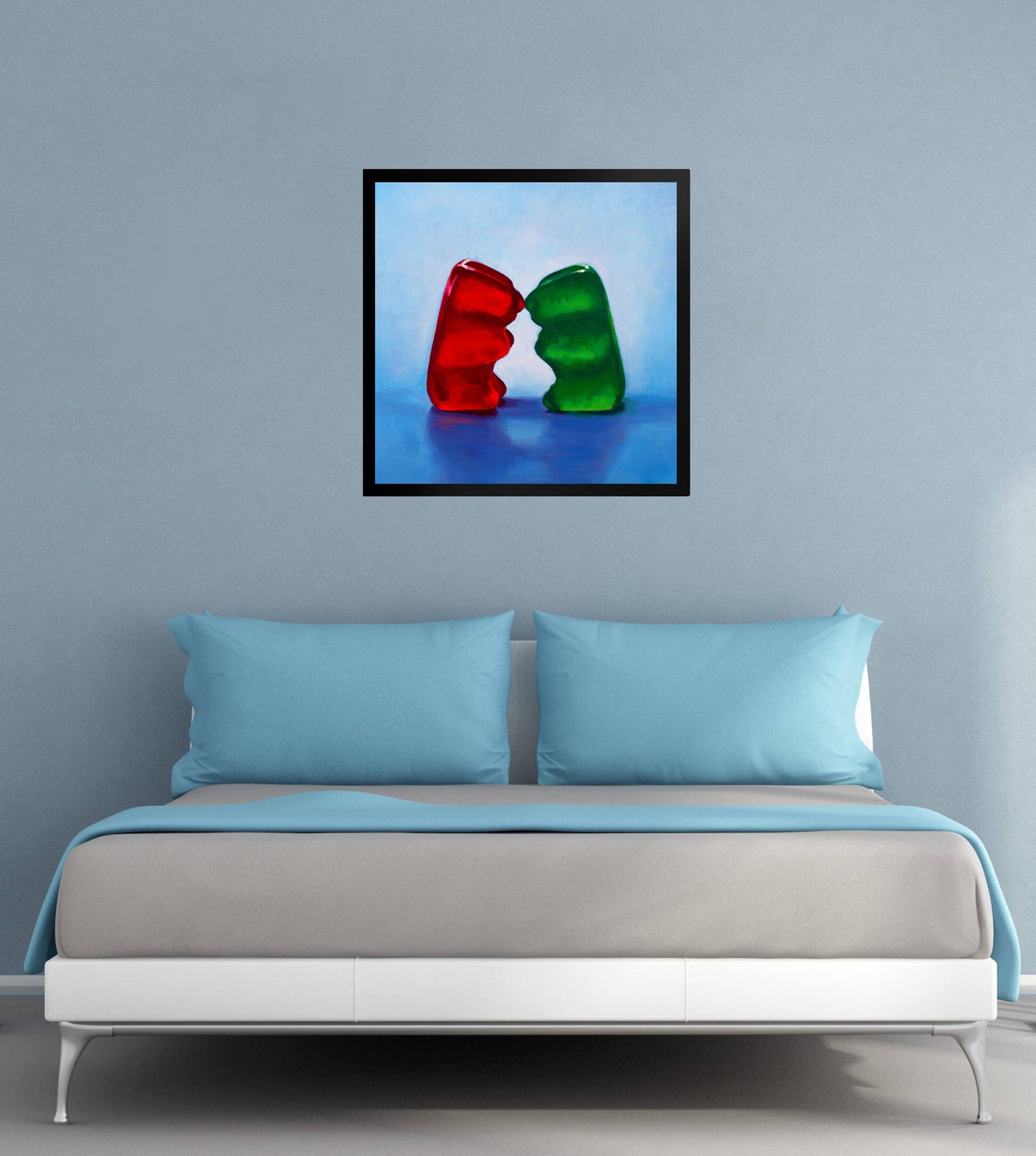 Gummy Bear Love - Framed Art Print