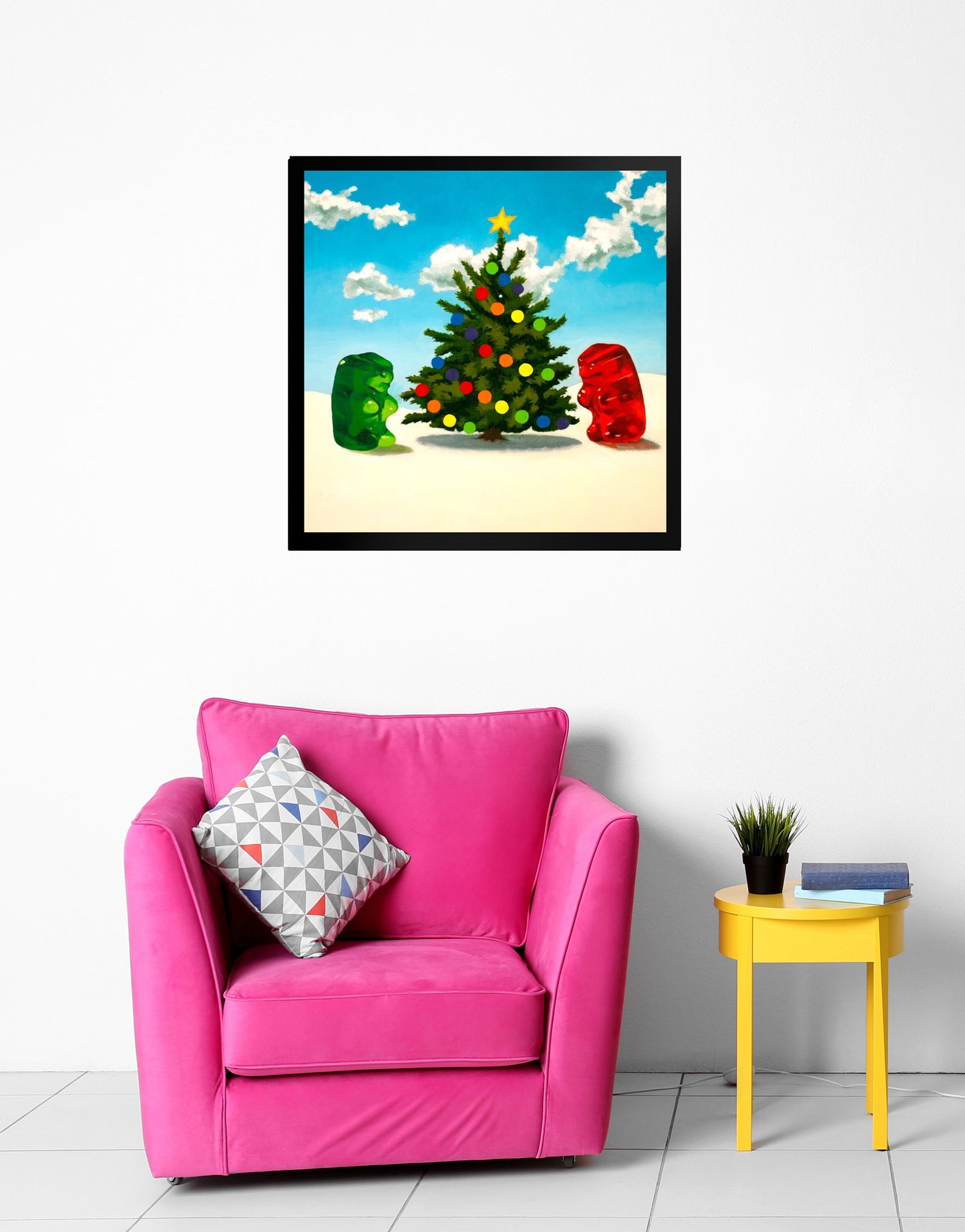Gummy Bear Christmas - Framed Art Print