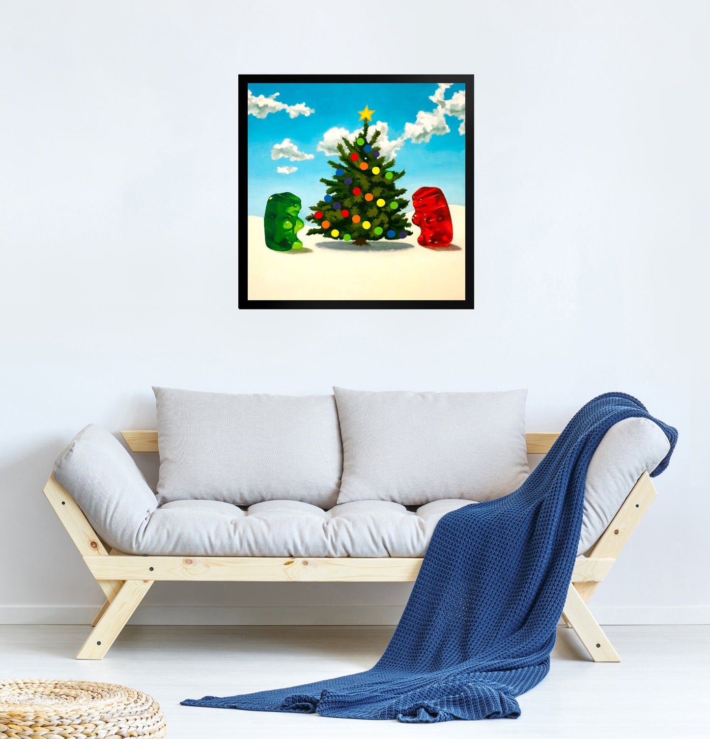 Gummy Bear Christmas - Framed Art Print