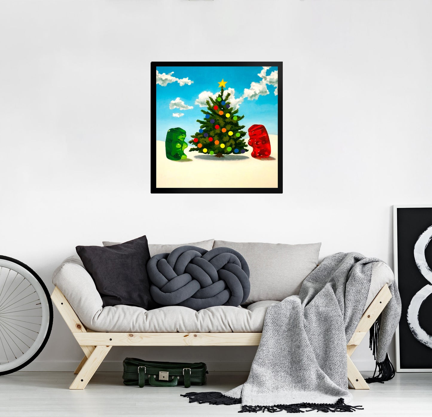 Gummy Bear Christmas - Framed Art Print