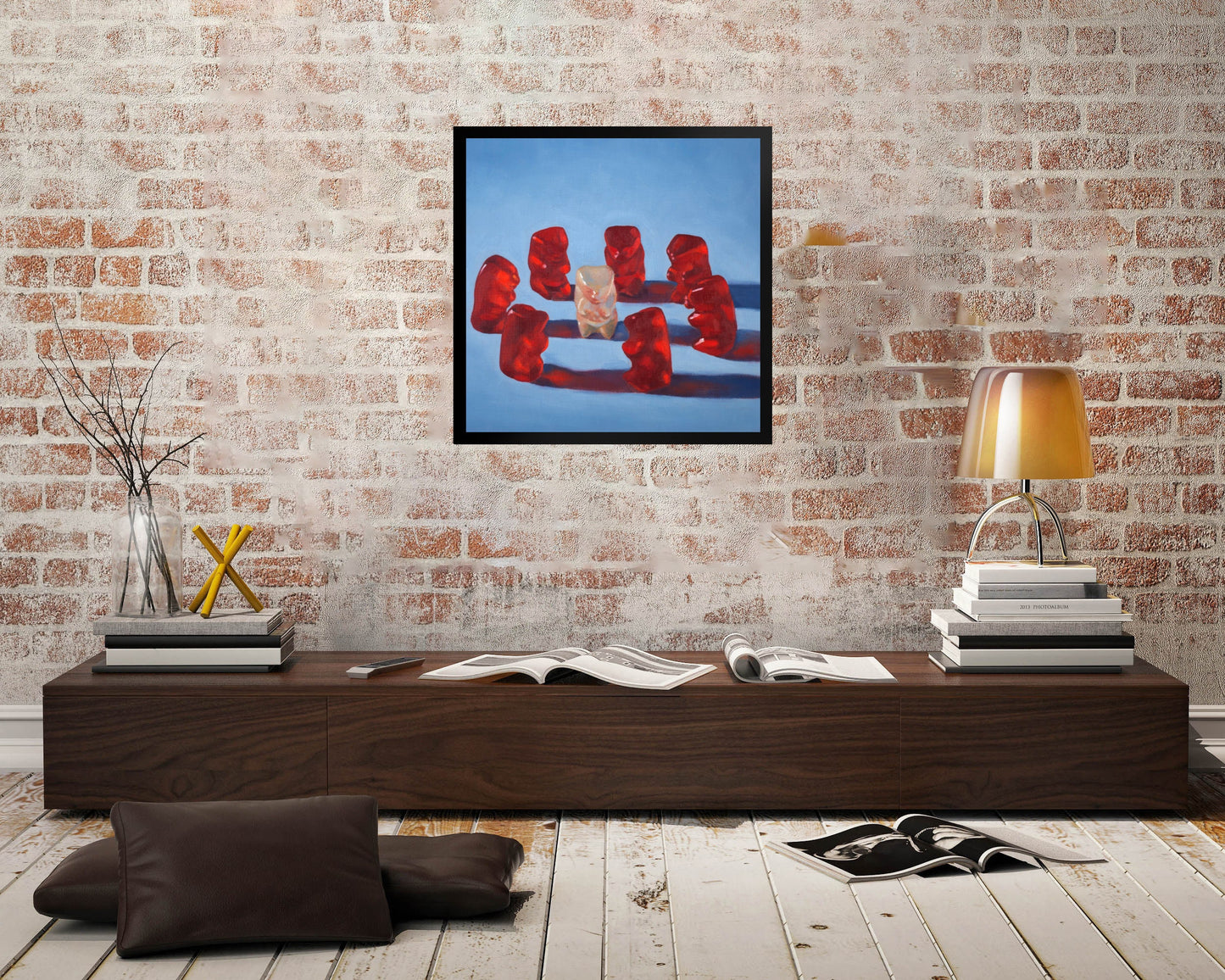 Gummy Bear Weird - Framed Art Print
