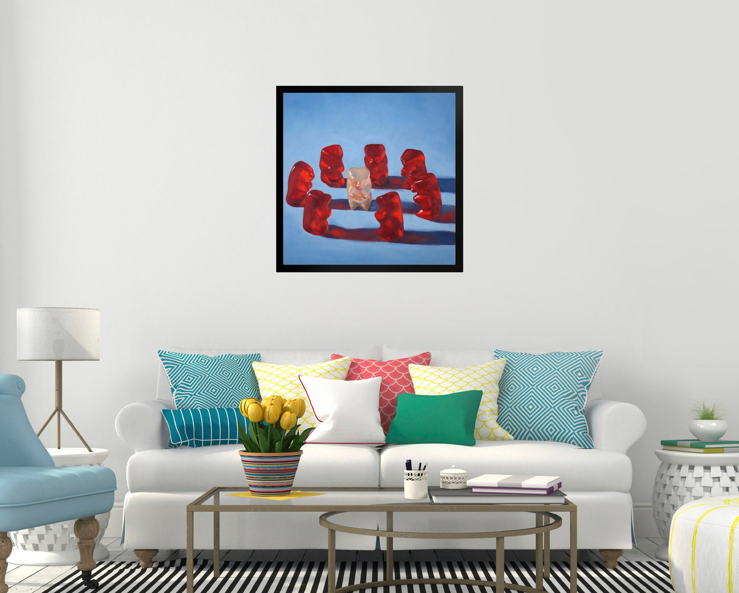 Gummy Bear Weird - Framed Art Print