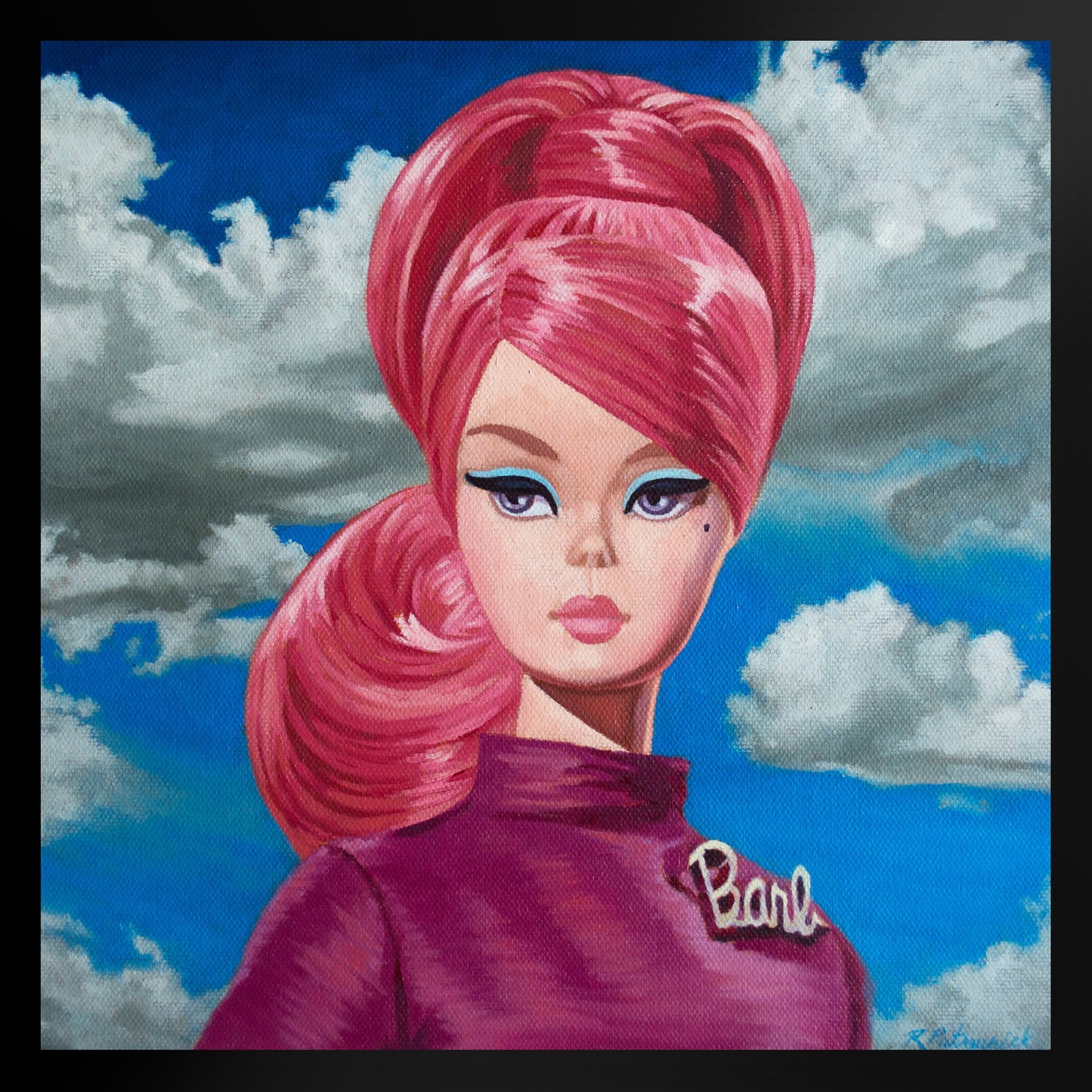 Vintage Barb Doll - Framed Art Print