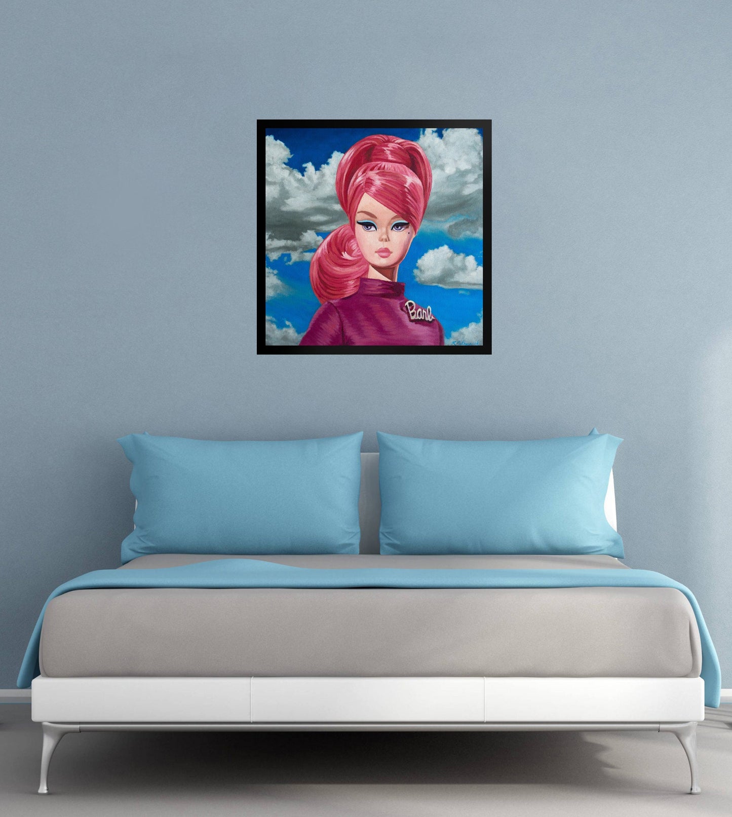 Vintage Barb Doll - Framed Art Print
