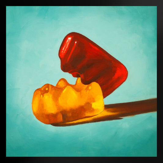 Gummy Bear Erotic - Framed Art Print