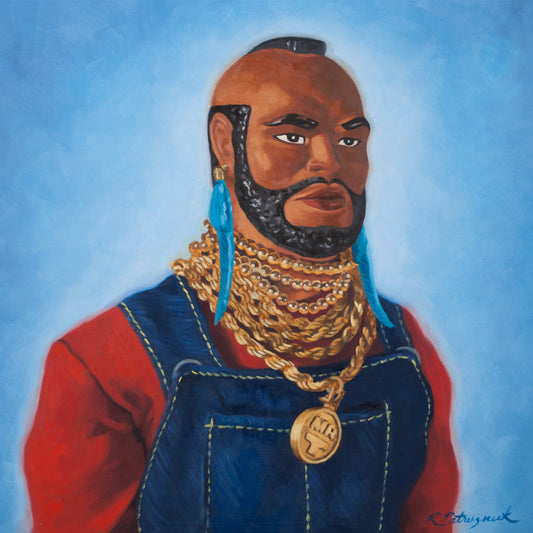 Mr T Action Figure Doll - Art Print