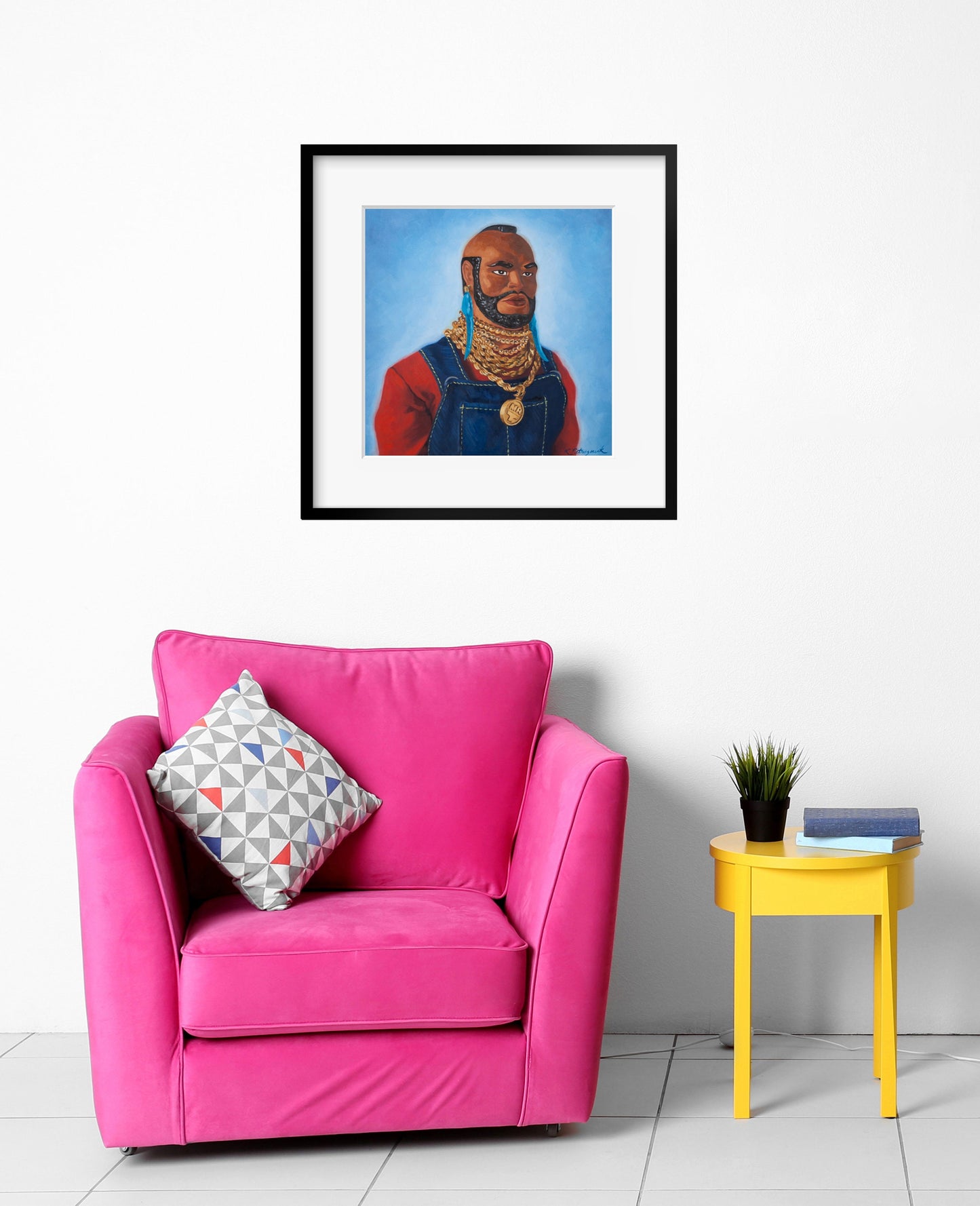 Mr T Action Figure Doll - Art Print