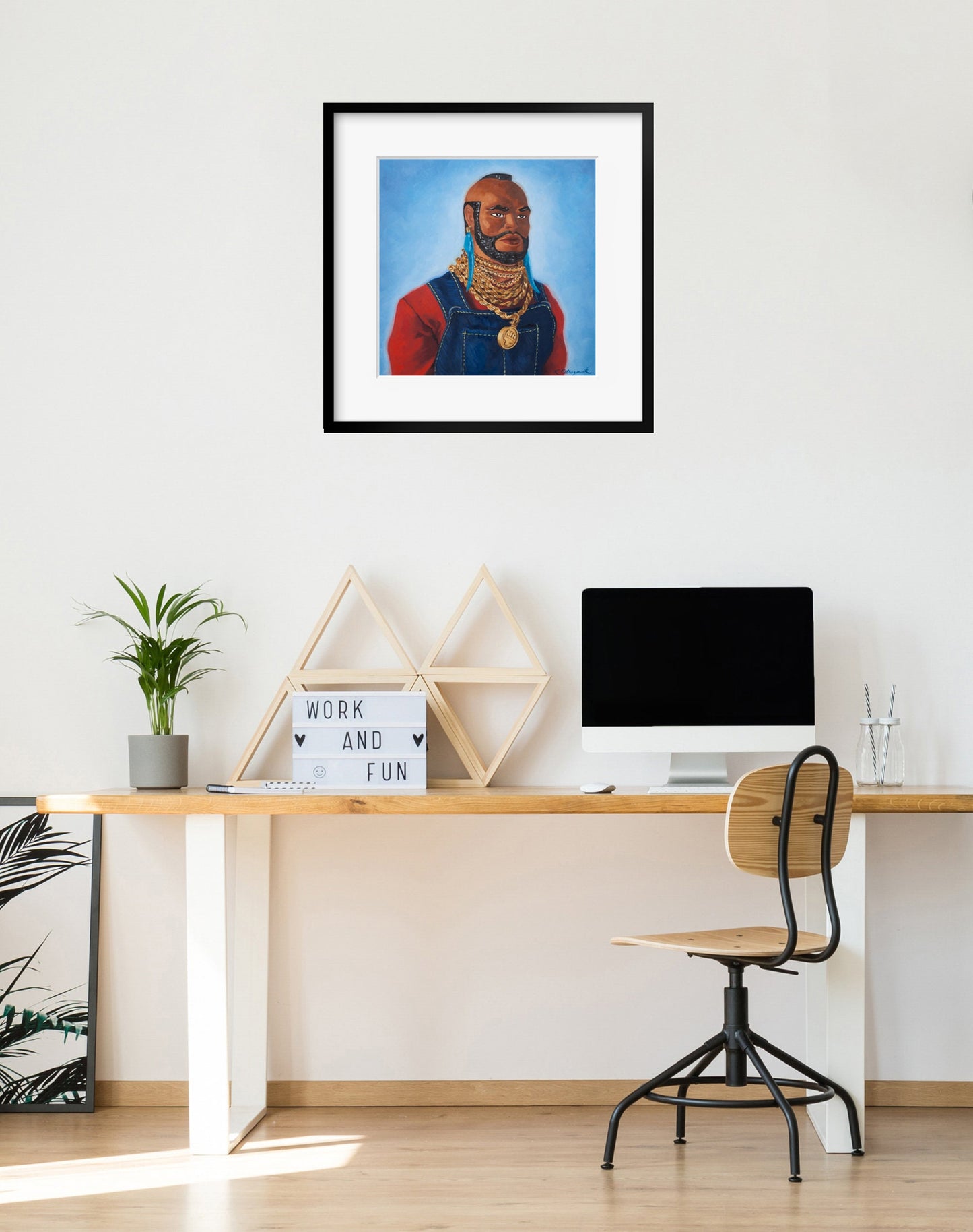 Mr T Action Figure Doll - Art Print