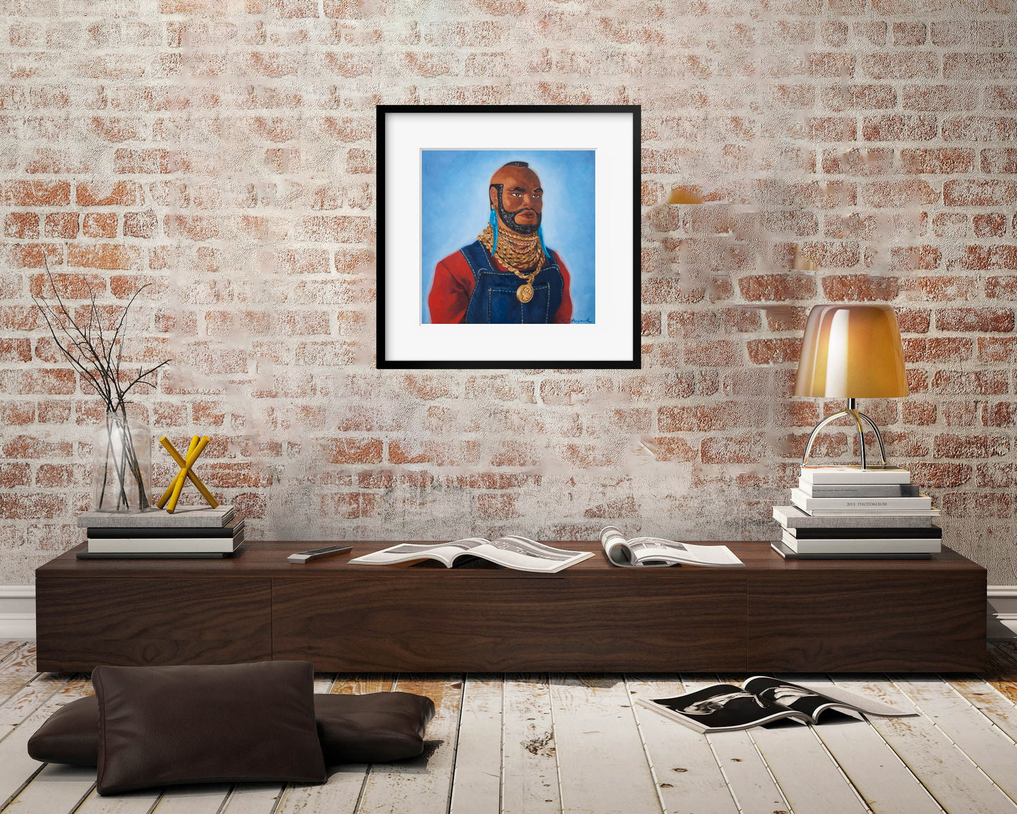 Mr T Action Figure Doll - Art Print