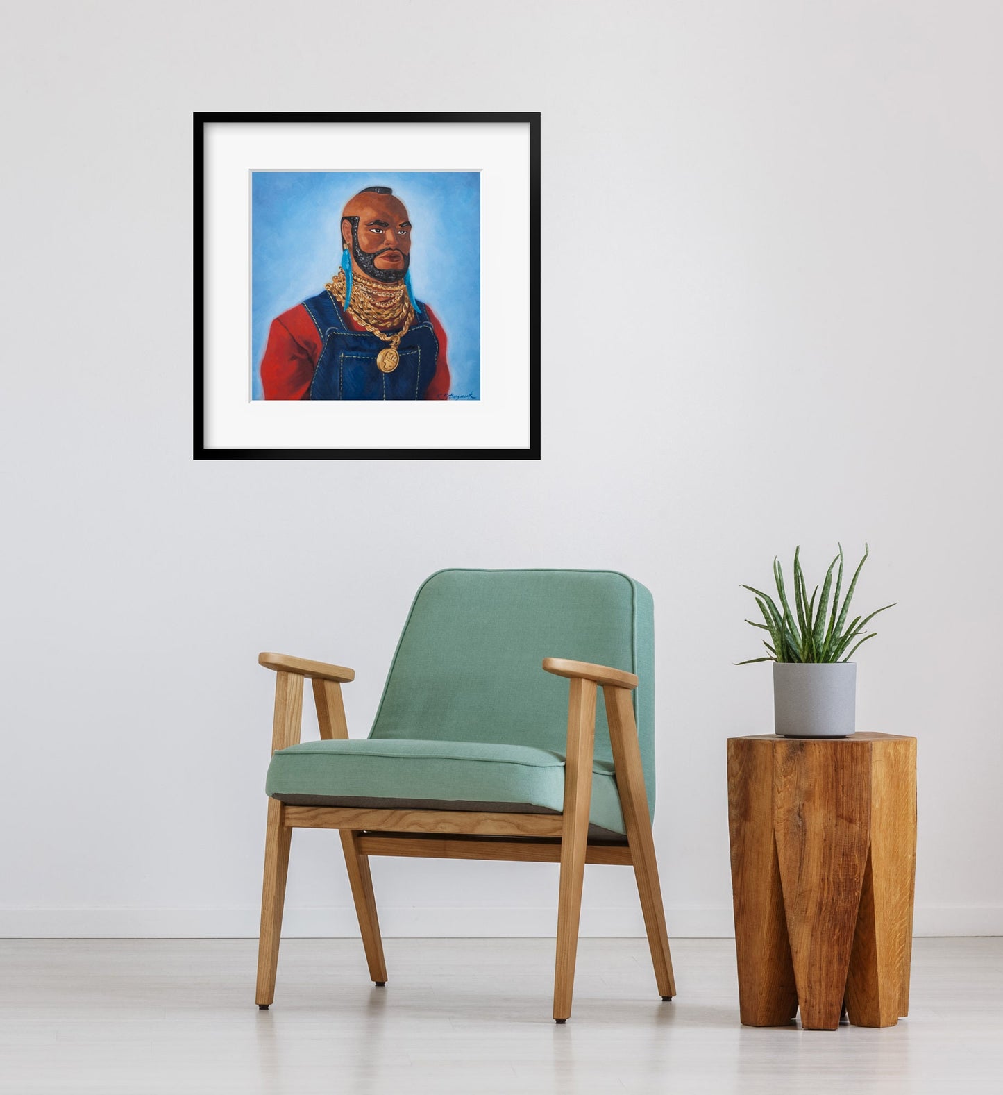 Mr T Action Figure Doll - Art Print