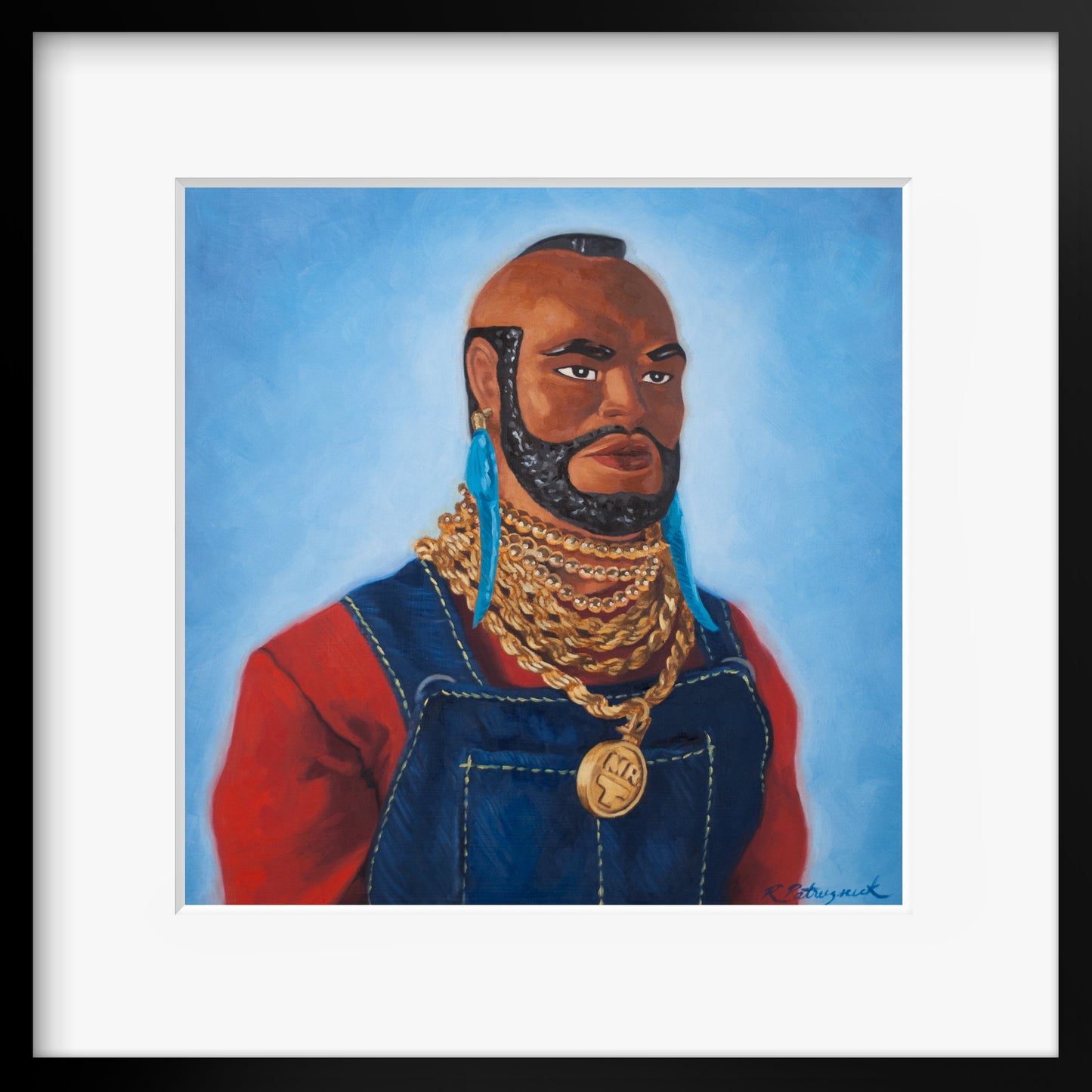 Mr T Action Figure Doll - Art Print