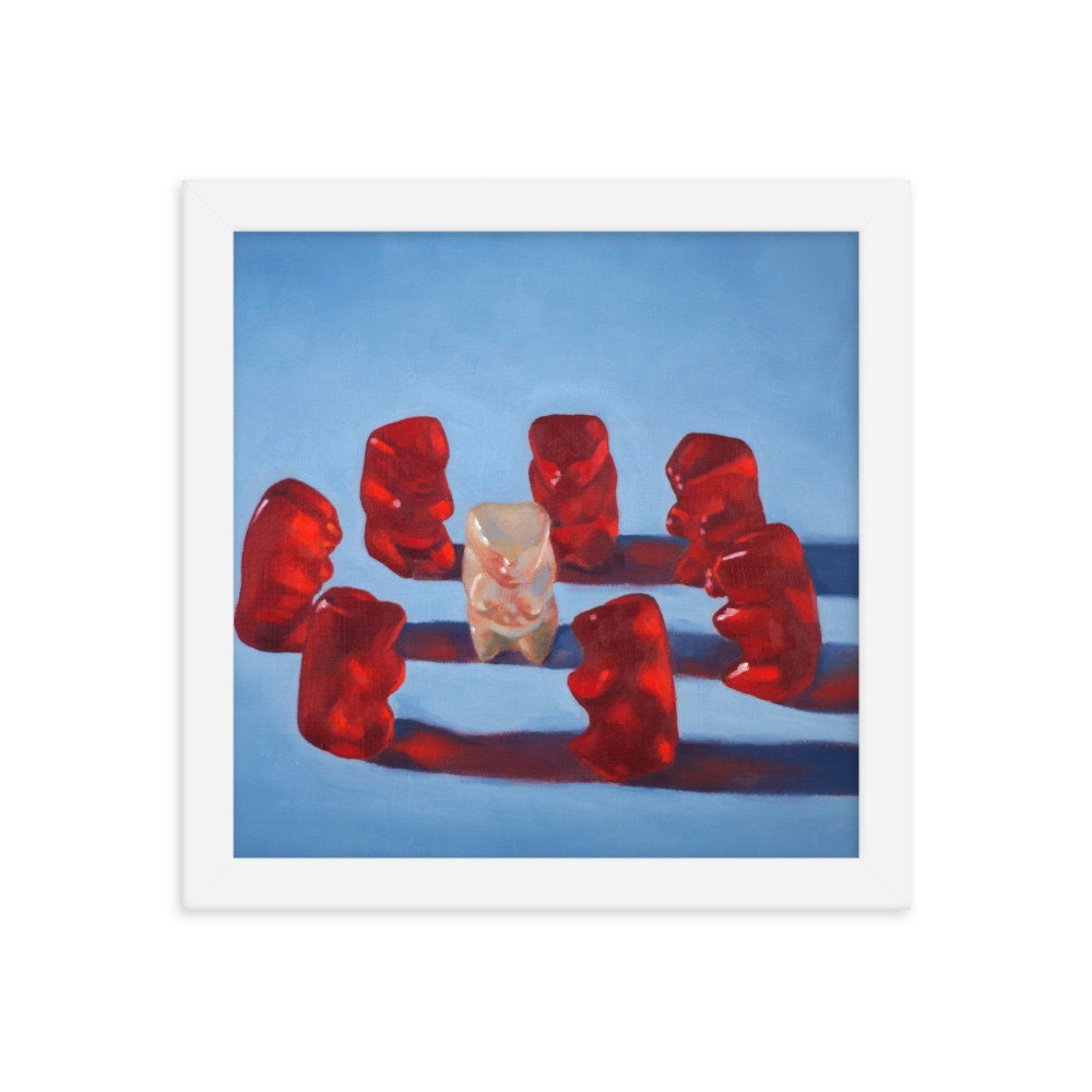 Gummy Bear Weird - Framed Art Print