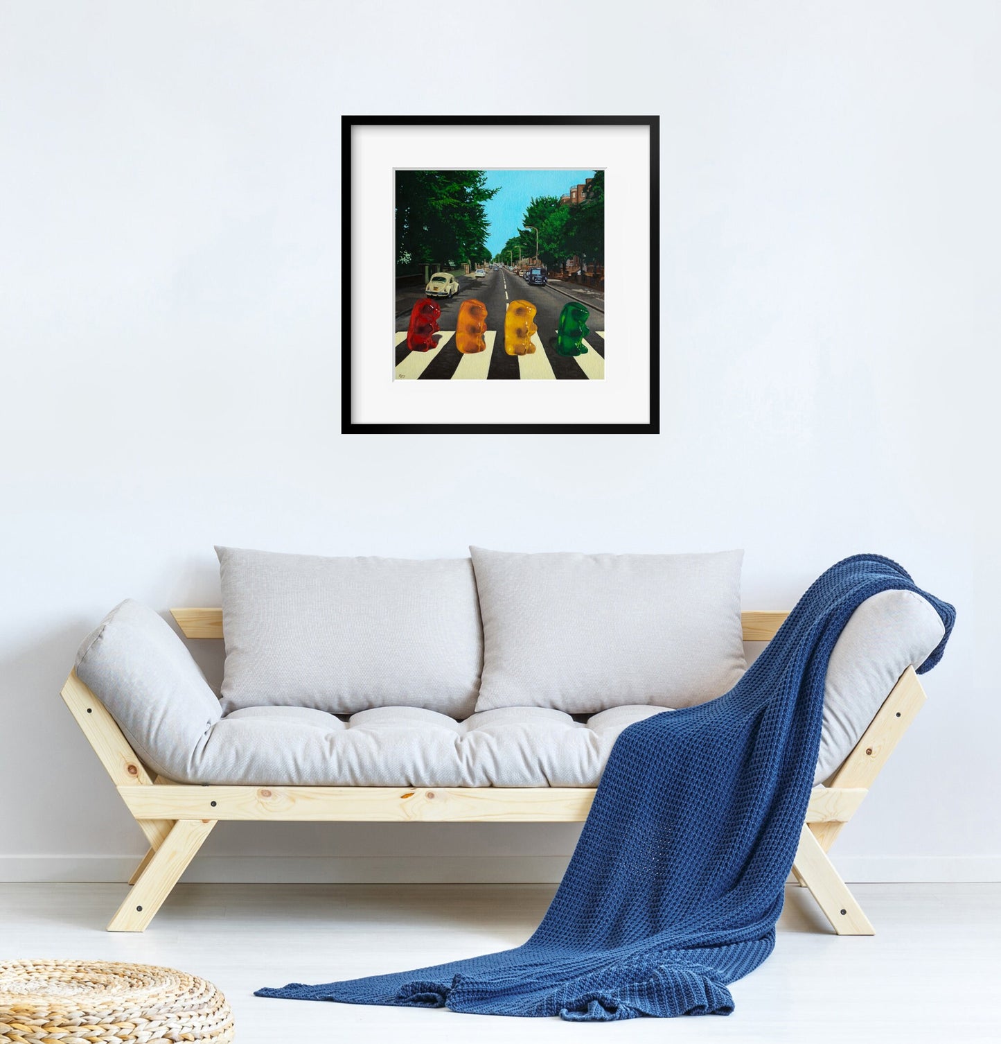 Abbey Road Gummy Bear - Art Print