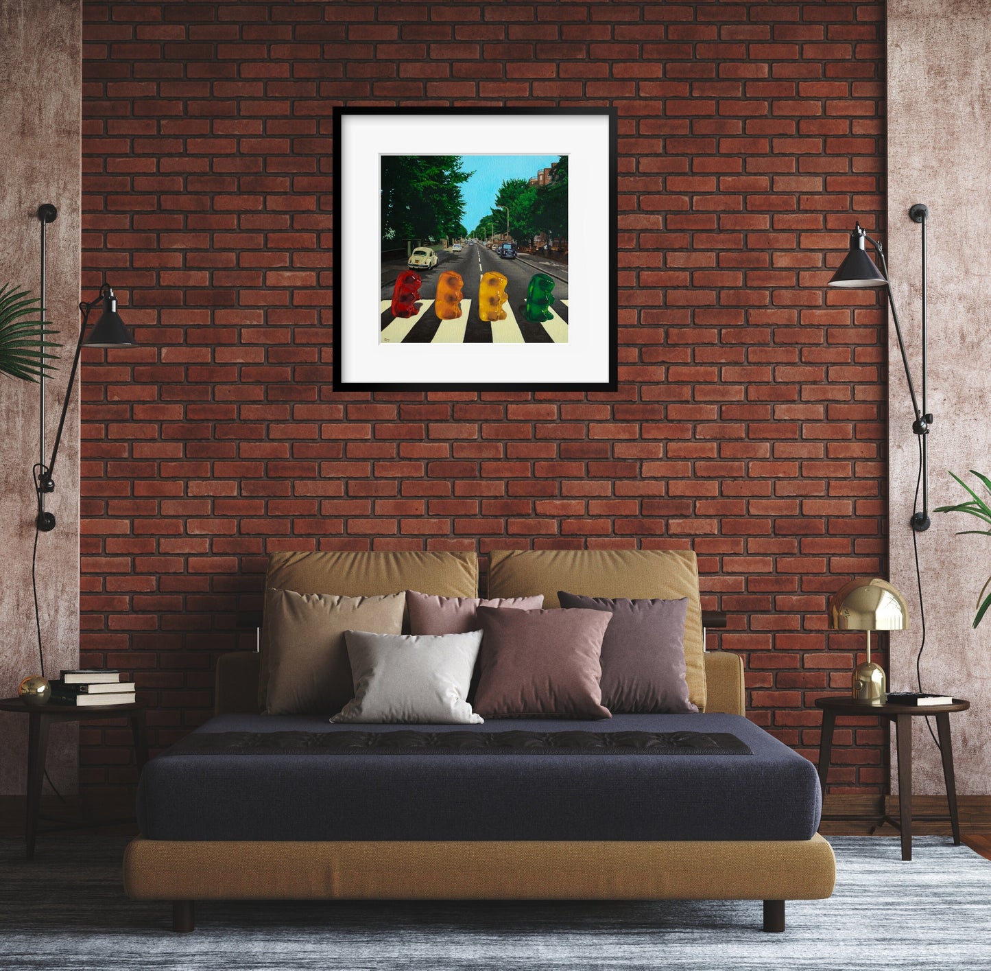 Abbey Road Gummy Bear - Art Print