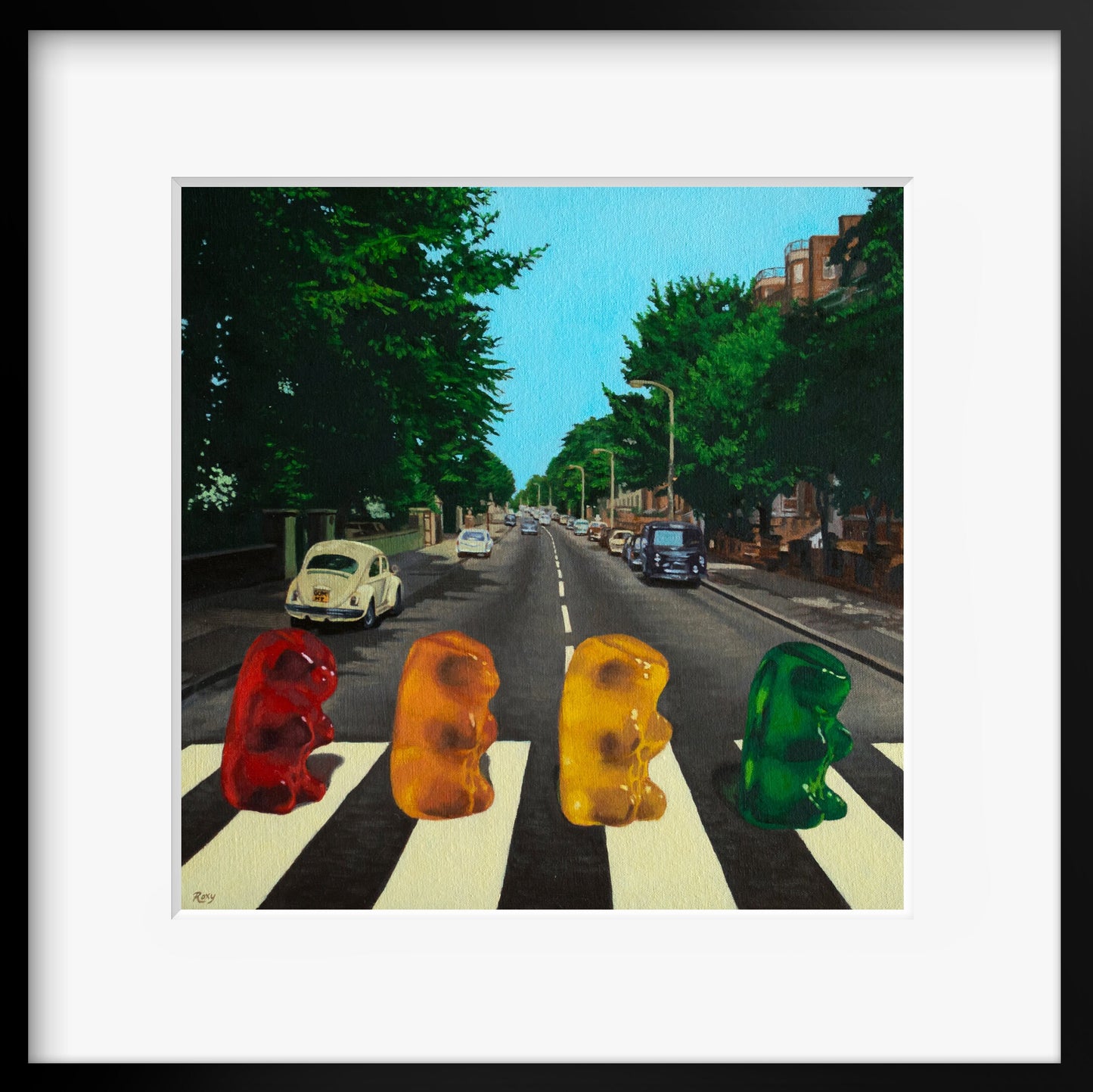 Abbey Road Gummy Bear - Art Print