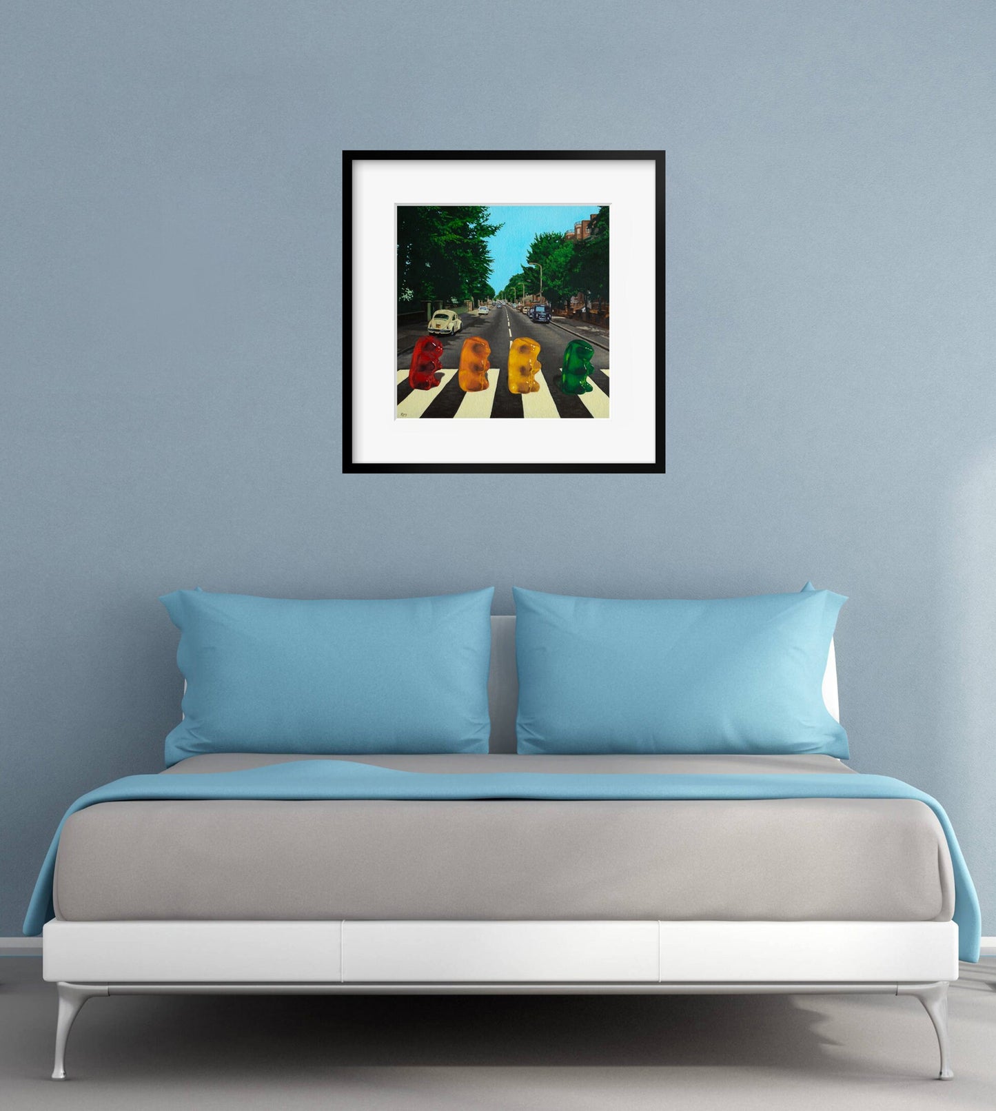Abbey Road Gummy Bear - Art Print