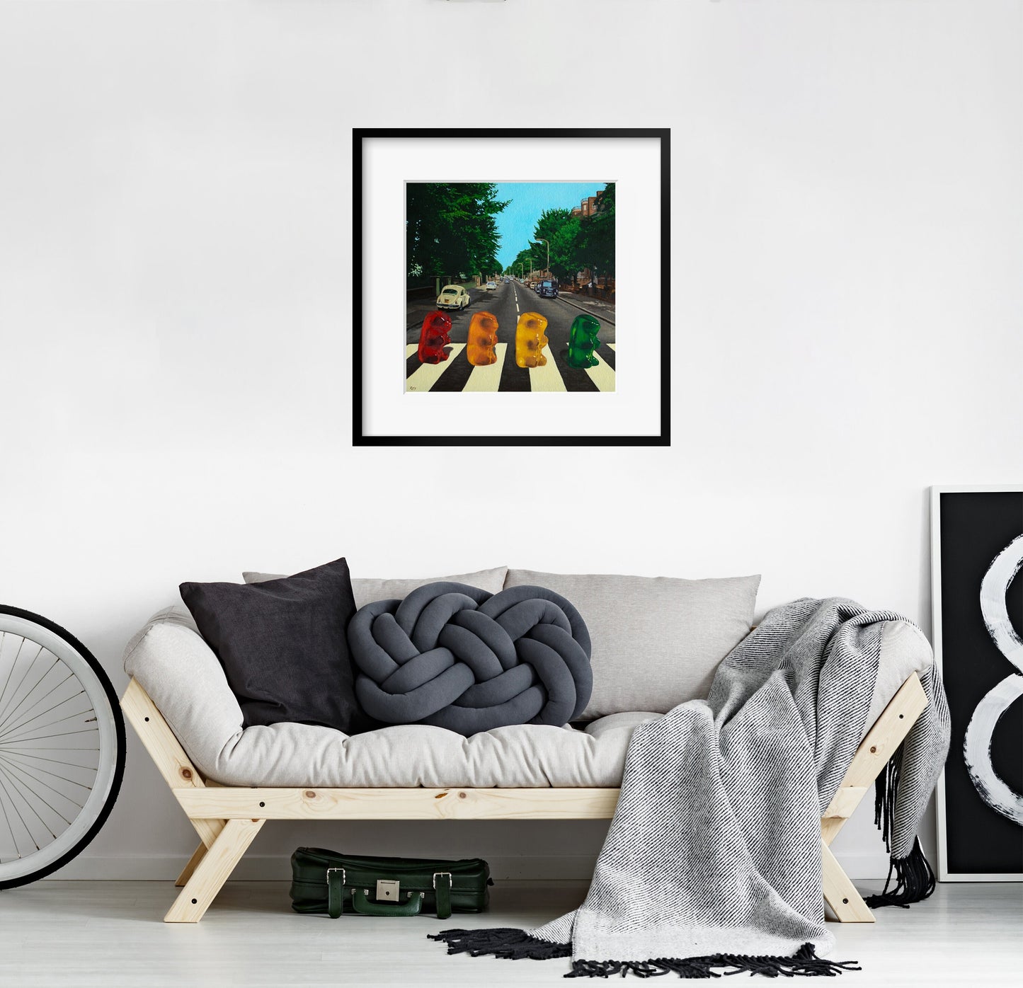 Abbey Road Gummy Bear - Art Print