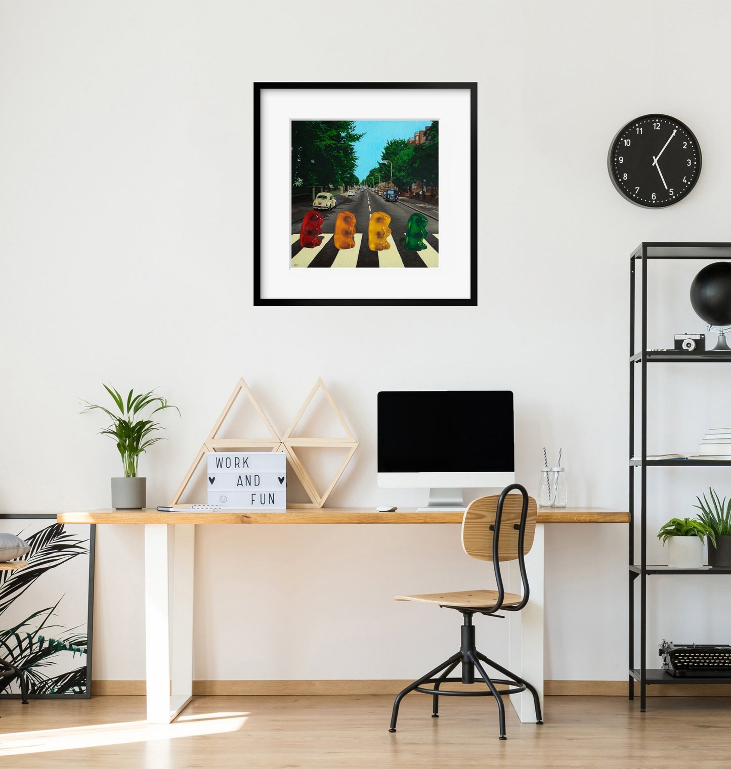 Abbey Road Gummy Bear - Art Print