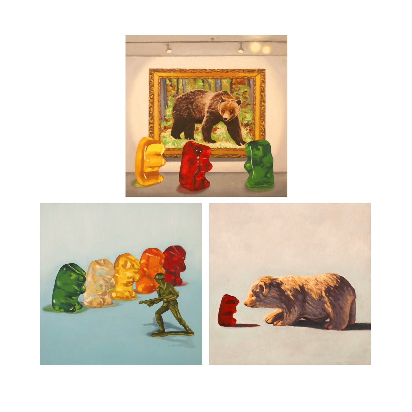 Gummy Bear Art - Set Of 3 Prints
