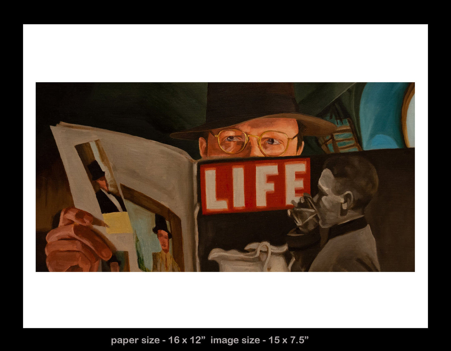 Raiders of the Lost Ark - art print - Villain on the plane